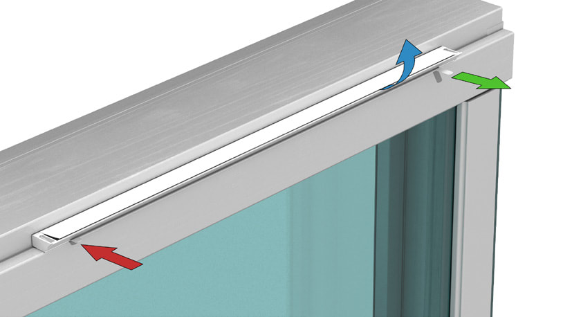 Venttiilin ilmavirran ohjaaminen