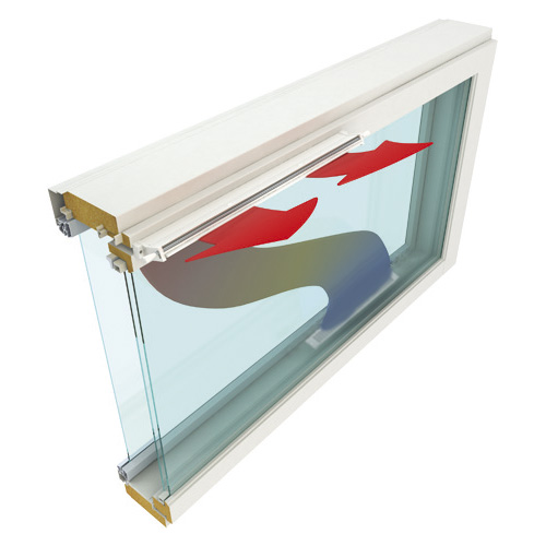 Kameleontti-tuloilmaikkuna alakarmikotelolla